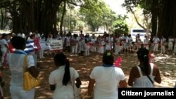 Reporta Cuba Damas de Blanco Foto Angel Moya