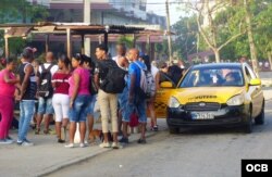 Los taxis ruteros son de alta demanda en Cuba.