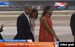 Obama se marcha de Cuba