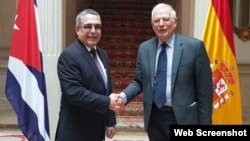 Marcelino Molina se reunió en Madrid con el ministro de Asuntos Exteriores, Unión Europea y Cooperación, Josep Borrel.