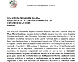 Carta de Senadores Mexicanos