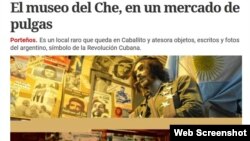 La noticia en el diario "Clarín".