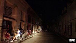 Archivo. La Habana a oscuras.