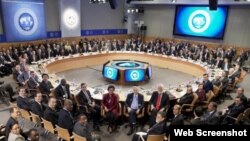 Una reunión del Fondo Monetario Internacional. (Foto: FMI)