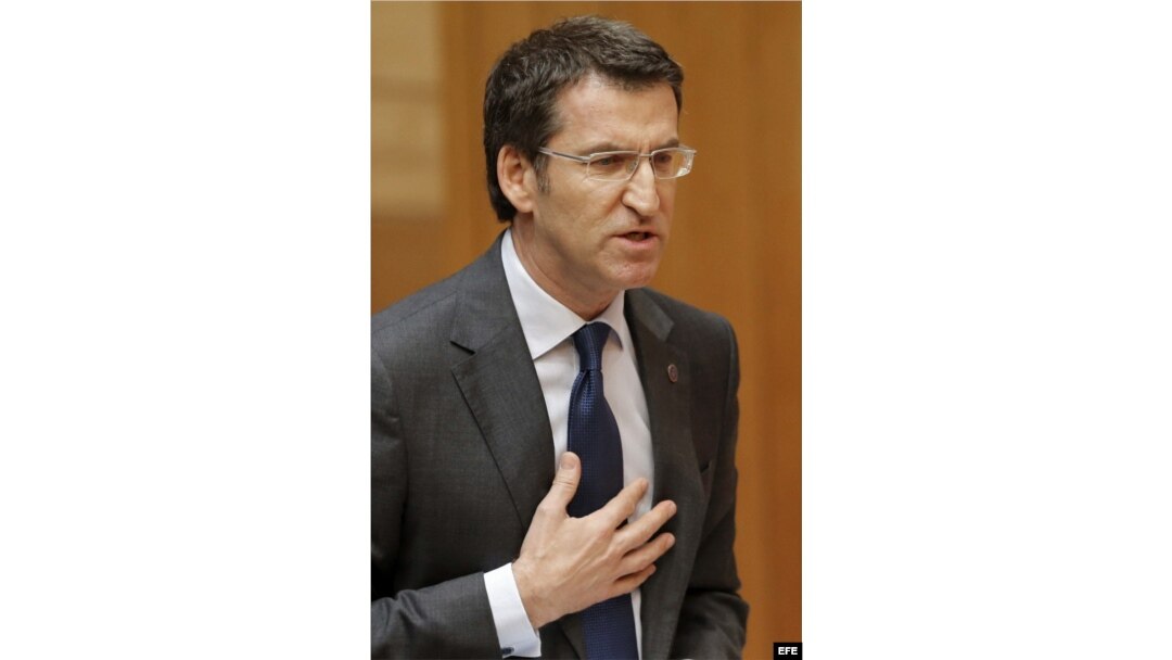 El presidente de la Xunta de Galicia y del grupo popular, Alberto Núñez Feijóo.
