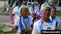 Damas Marchas Reporta Cuba domingo 17 de enero Foto Angel Moya