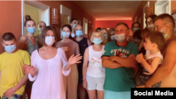 Turistas rusos aislados en Cuba por la pandemia. Foto de un video publicado en Instagram por @katerina_tyuleneva_76