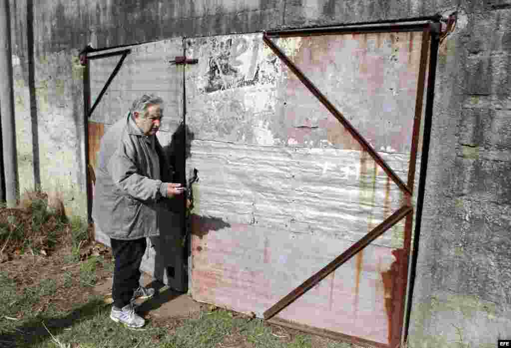 Pepe Mujica en su casa de campo en la zona rural de Montevideo, Uruguay. 