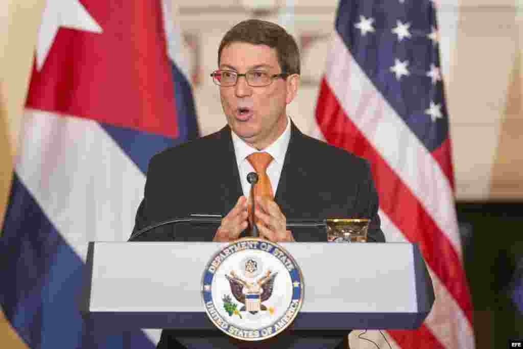 El ministro cubano de Relaciones Exteriores, Bruno Rodríguez.