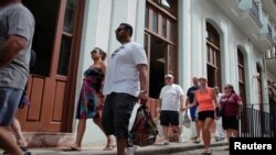 Pasajeros de Thomas Cook en la Habana