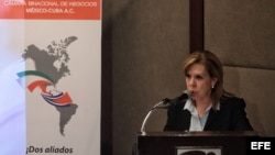 La presidenta de la Cámara Binacional de Negocios México-Cuba, Beatriz Barreto.
