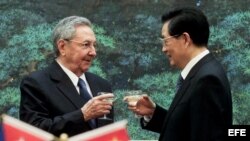 Raul Castro en Pekín
