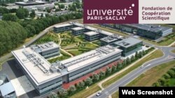 Vista aérea parcial Universidad París-Saclay. Francia.