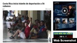 Según reportes de prensa, inicialmente los cubanos deportados eran 56.