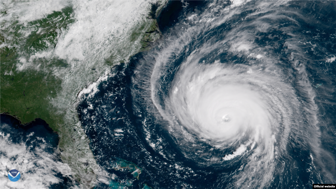Imagen de Florence al mediodía del miércoles 12 de septiembre. CNH