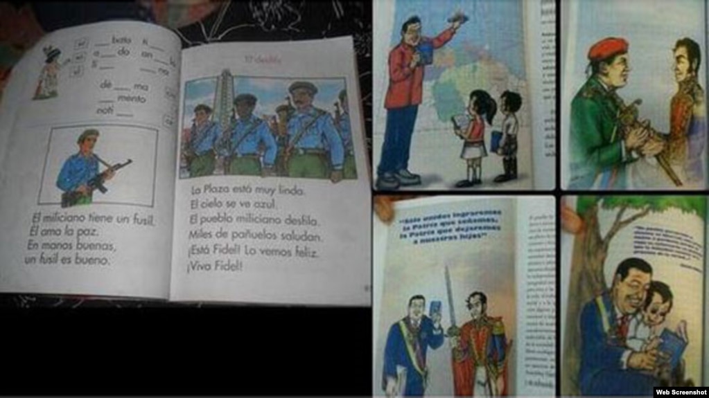 Libros utilizados para la educación escolar en Venezuela
