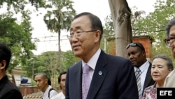 El secretario general de Naciones Unidas, Ban Ki-moon. 