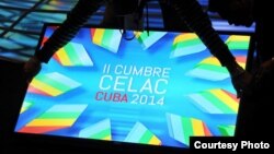 Cartel de la II Cumbre de la CELAC en La Habana