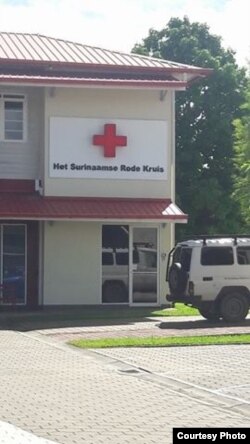 Oficina de la Cruz Roja en Paramaribo, Surinam.