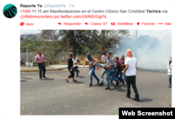 Centro Clínico de San Cristóbal / publicado en twitter