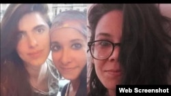 Carolina Barrero, Daniela Rojo y Camila Rodríguez (Tomada de Facebook)