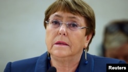 La Alta Comisionada de la ONU para los Derechos Humanos, Michellet Bachelet.