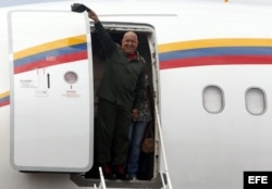 ARCHIVO. El avión presidencial de Hugo Chávez.