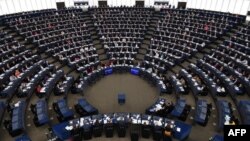 Una sesión plenaria del Parlamento Europeo celebrada el 14 de noviembre de 2018.