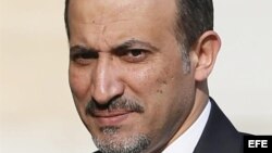 El líder de la Coalición Nacional Siria (CNFROS), Ahmad Yarba.