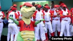 El equipo Cocodrilos de Matanzas, en la 54 Serie Nacional de Béisbol, de Cuba