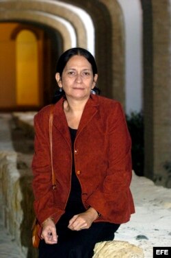 La poeta y narradora cubana Reina María Rodríguez.