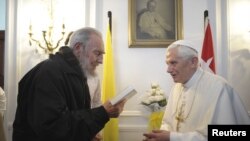 El encuentro de Benedicto XVI y Fidel Castro