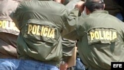 Foto de archivo de policías colombianos. 