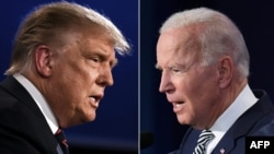 Donald Trump y Joe Biden debaten por la presidencia de EE. UU.