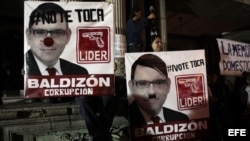 GUATEMALTECOS VELAN LA MUERTE DE LA DEMOCRACIA HORAS ANTES DE LAS ELECCIONES