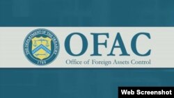 Logo de la Oficina de Control de Activos Extranjeros del Departamento del Tesoro de EEUU.
