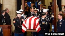 Funeral de George Bush, en la ciudad de Washington