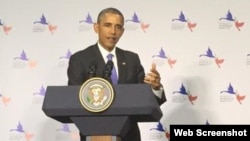 Presidente Barack Obama, Cumbre de las Américas 2015.