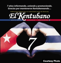 Revista El Kentubano, que dirige el exiliado cubano Luis David Fuentes en Kentucky.