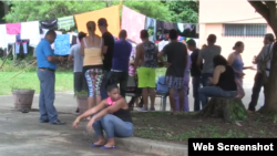 Cubanos albergados en instalaciones de Cáritas Católicas Panamá