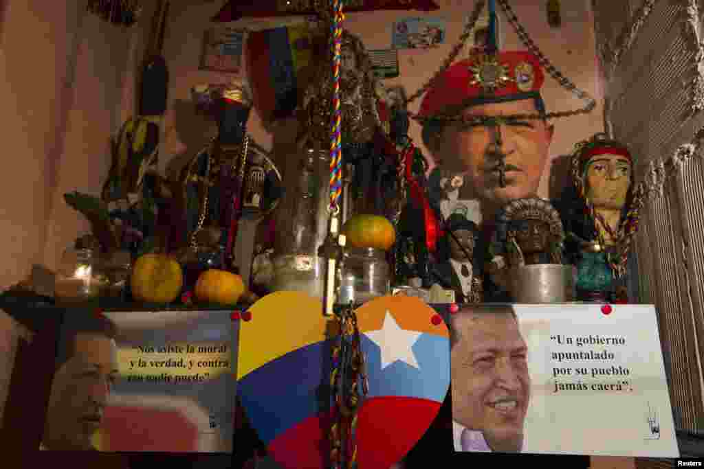 Altar para Chávez