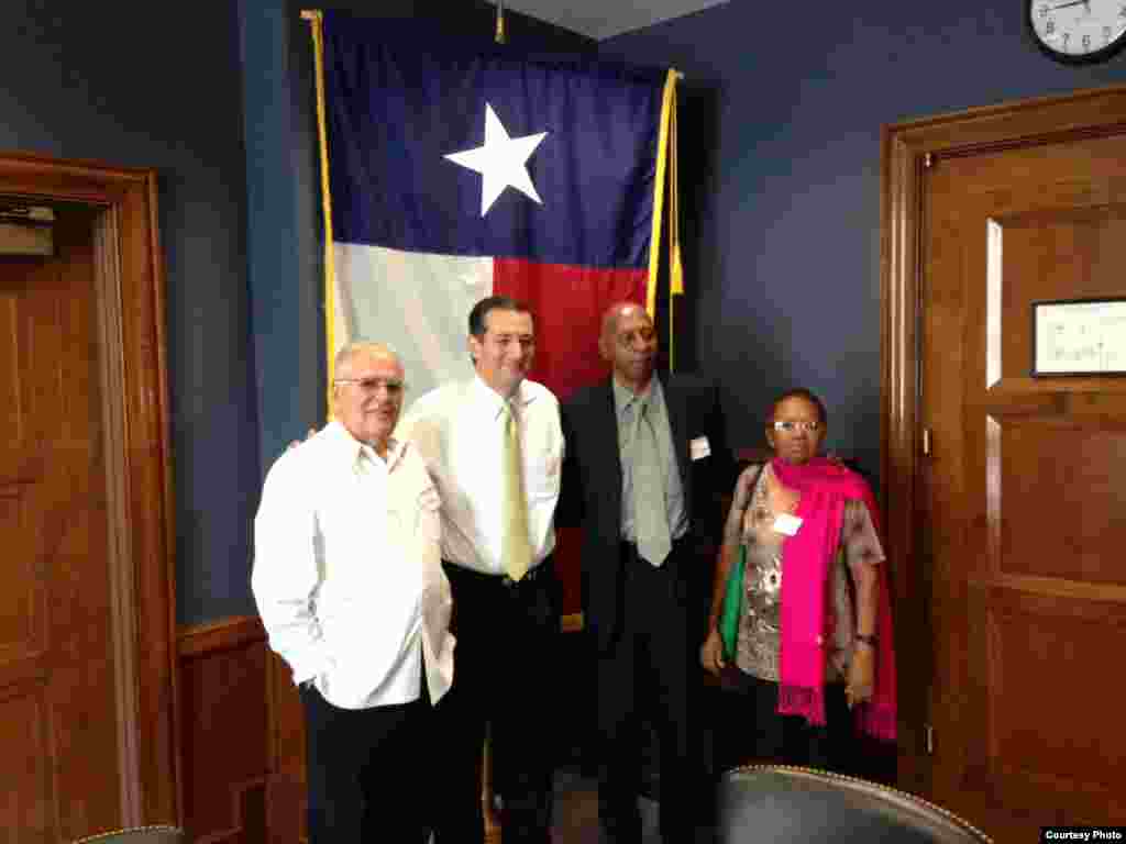 Guillermo Fariñas y Elizardo Sánchez en Washington se reunen con congresistas senadores y representantes