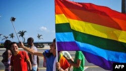 Miembros de la comunidad LGBTI en Cuba. 