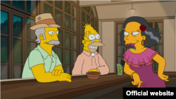 Grandpa Simpson se enamora en un bar de La Habana
