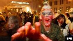 Festival de zombie en St.Petersburg
