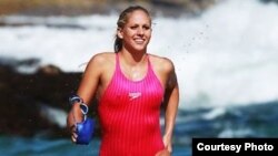 La nadadora australiana Chloe McCardel. 