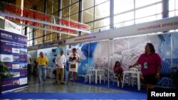 En el pabellón estadounidense de la Feria Comercial de La Habana 2018 hay solo ocho kioscos de exhibición, comparados con decenas en 2015-16.