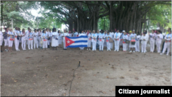 Reporta Cuba Damas de Blanco Habana Foto Agustin López