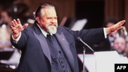 El director de cine Orson Welles.