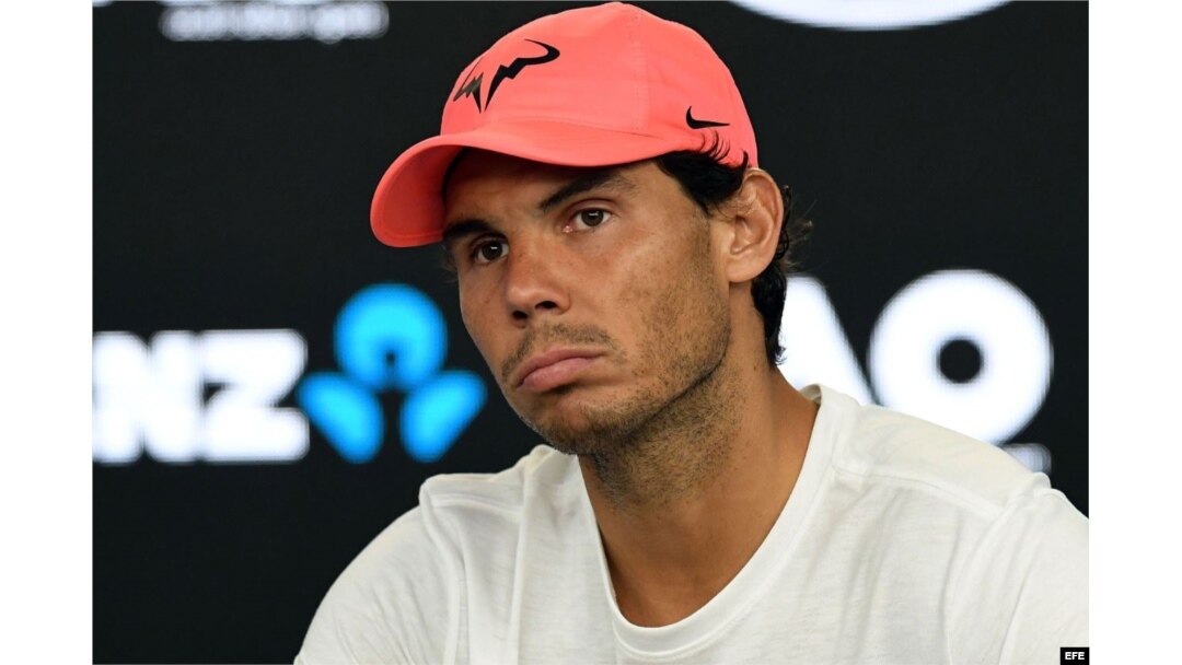 Nadal ofrece una rueda de prensa.
